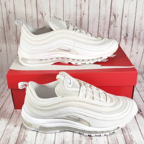 Nike Other - Nike Air Max 97 Triple White Wolf Grey